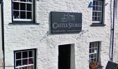 Front view of castle stores