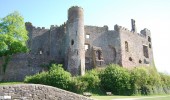 View of Laugharne castle