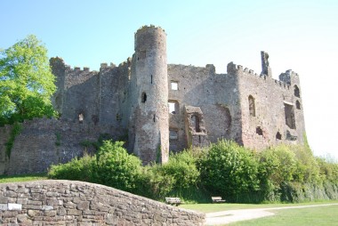 View of Laugharne castle